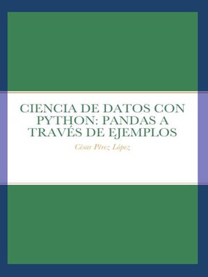 cover image of CIENCIA DE DATOS CON PYTHON